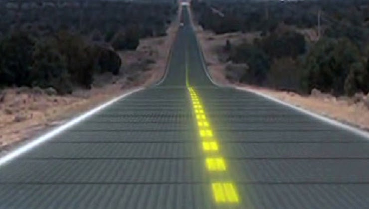 This Solar Road will provide Power to 5 Million People