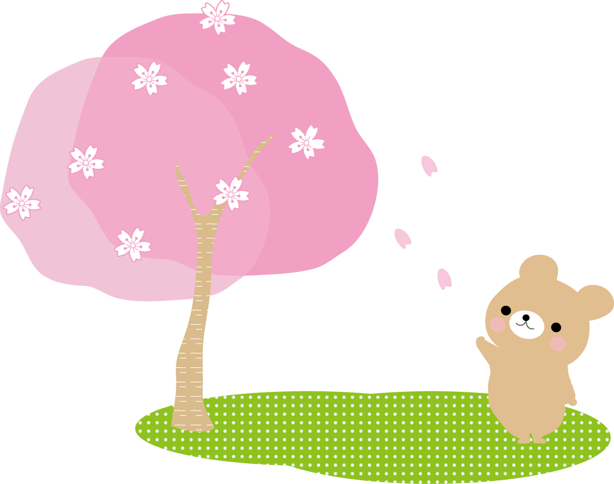 かわいいディズニー画像 ベスト桜 春 動物 イラスト
