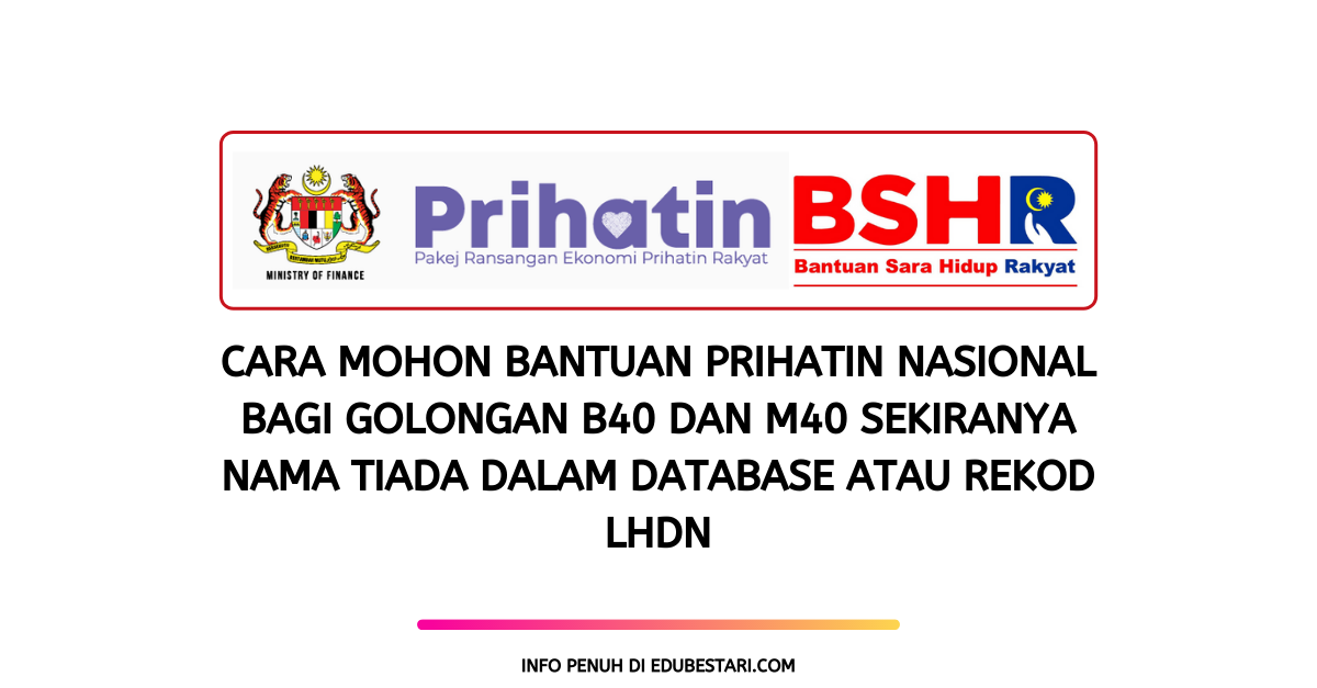 Cara Permohonan Bantuan Prihatin Nasional Bujang - Jawkoscc