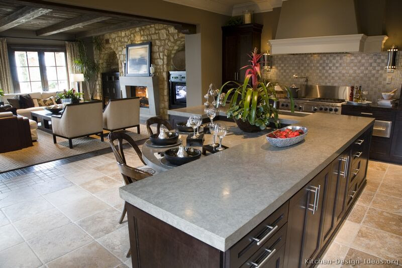 Besuchen sie unseren shop und bestellen sie die nötige energie für ihren tag! A Transitional Luxury Kitchen With Espresso Shaker Cabinets