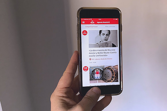 App de la Agenda de actividades y eventos del Instituto Cervantes en Madrid.