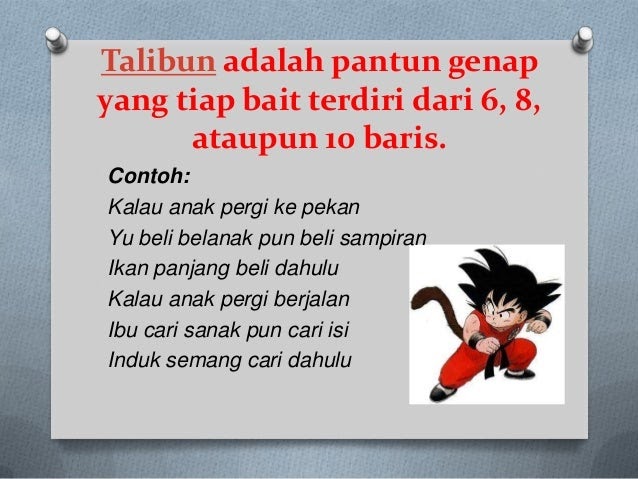 Contoh Pantun Yang Berisi Nasihat - Contoh II