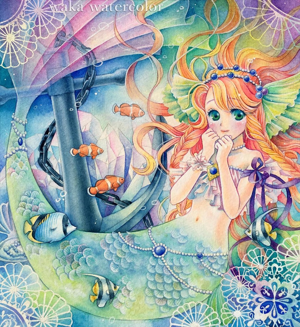 100 水彩 イラスト メイキング 写真素材 フォトライブラリー