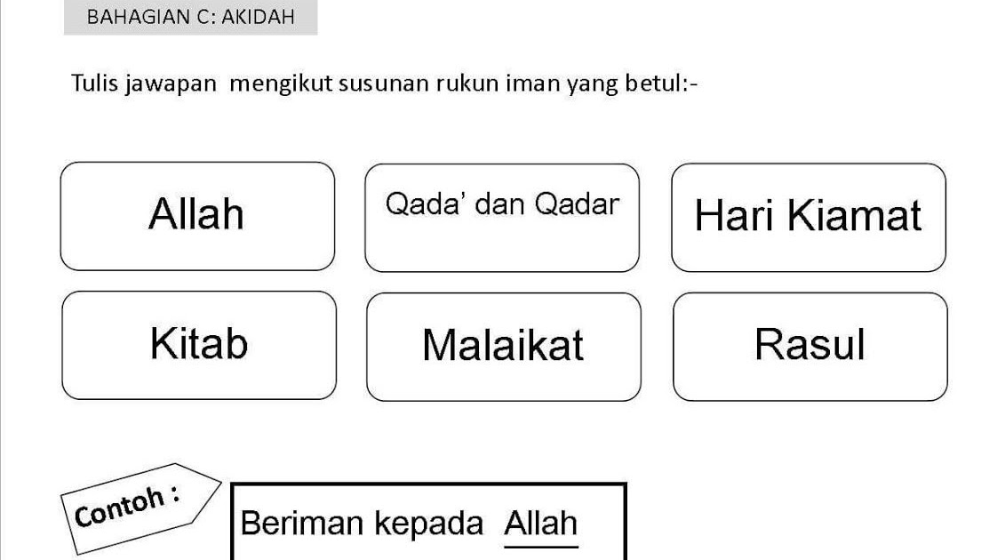 Contoh Soalan Pendidikan Moral Tahun 1 Kssr - Viral Blog k