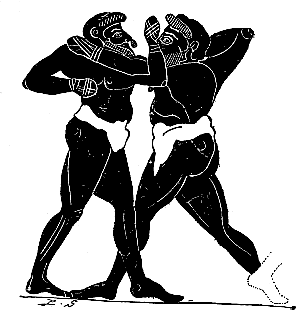 El boxeo en los juegos olímpicos. Guerreros Antiguos Pugilatus Boxen En Grecia