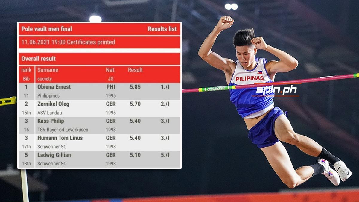 Joaquin henson quinito is known as the dean of philippine sports journalism with a rich experience of over 35 years in the industry. Tokyo Bound Ej Obiena Bags Pole Vault Gold In Germany