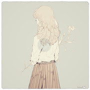 100 女の子 後ろ姿 イラスト 写真素材 フォトライブラリー
