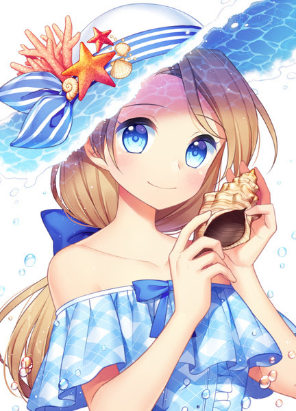 綺麗な海 イラスト 女の子 ただのディズニー画像