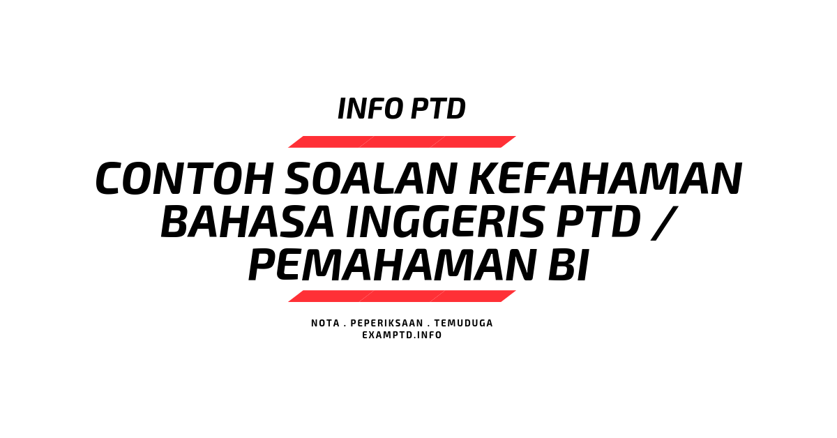 Contoh Soalan Temuduga Ptd - Hontoh