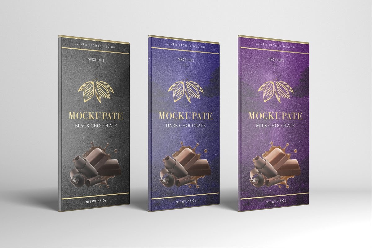 Download Download Chocolate Packaging Chocolate Box Mockup PSD ...
