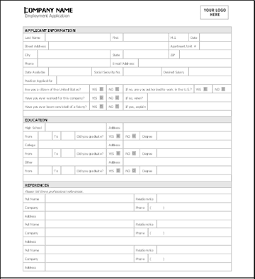 employment application form pennsylvania employment