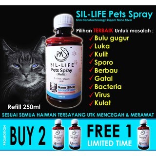 Ubat Kurap Kucing Spray - GRasmi