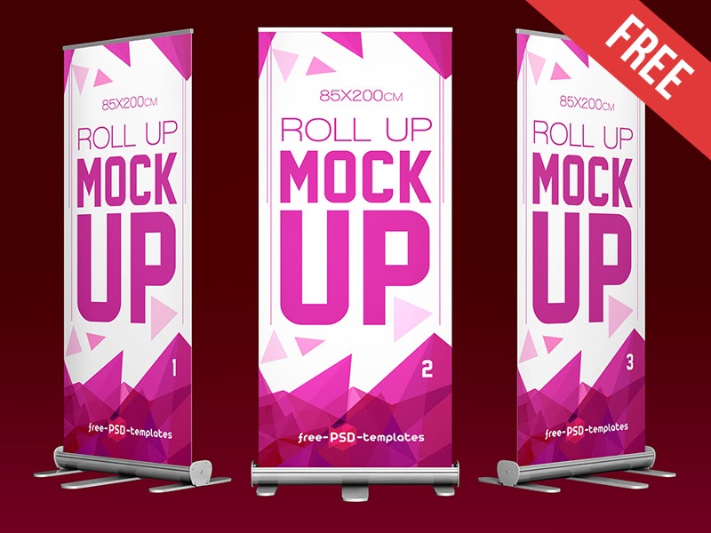 Download Roll Up Mockup Free Download Free Mockups