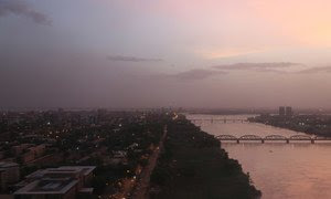 Vista aérea de Jartum, la capital de Sudán.