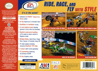 Play online n64 game on desktop pc, mobile, and tablets in maximum quality. Supercross 2000 N64