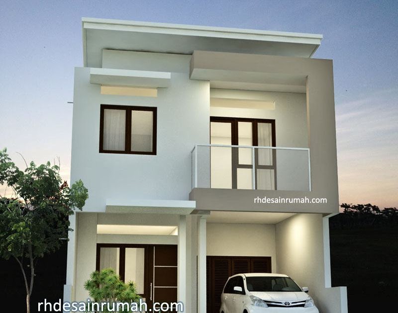 Desain Rumah Minimalis Modern Putih