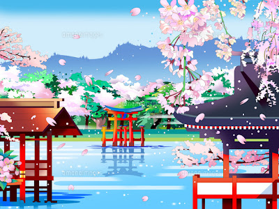 ファンタジー 和風 風景 イラスト の最高のコレクション 無料イラスト集