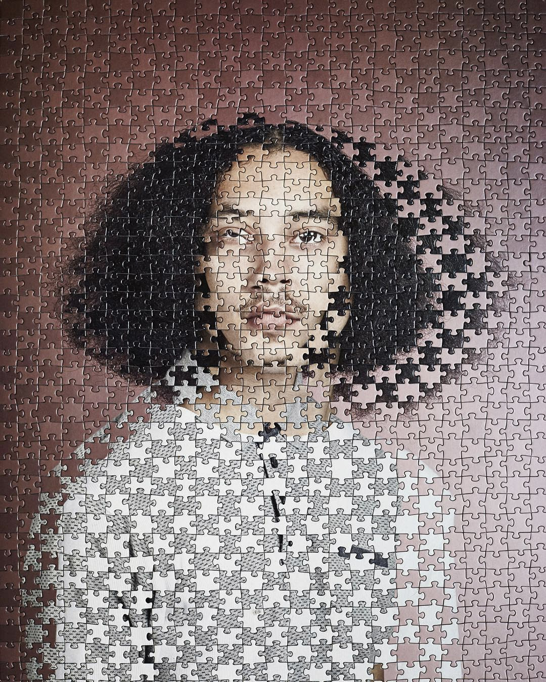 You'll have so much fun with this custom photo puzzle! Portraits Of Identical Twins Made Into Jigsaw Puzzles The Heart Of Design And Art