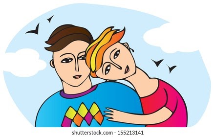 男女 仲良し イラスト 男女 仲良し イラスト