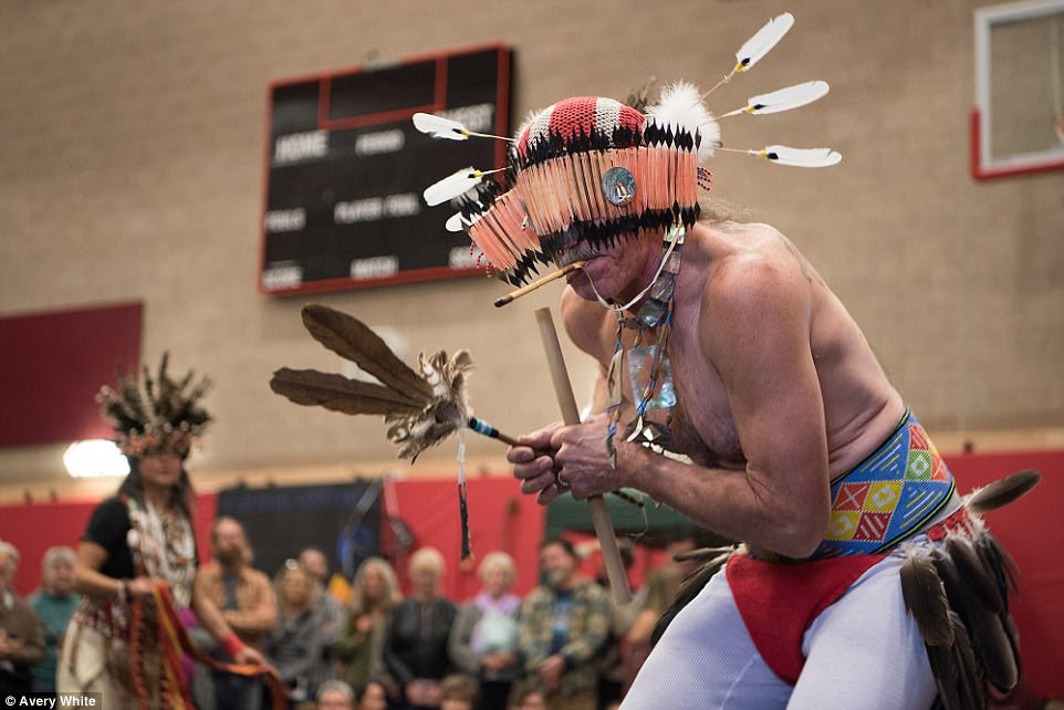 With a population of over 7,000 before the California Gold Rush, the Nisenan tribe's numbers are now under 150 (Tribe member Greg Red Horse does a traditional dance, above)