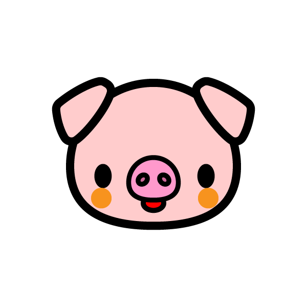 かわいい動物画像 最新のhd手書き 豚 かわいい イラスト