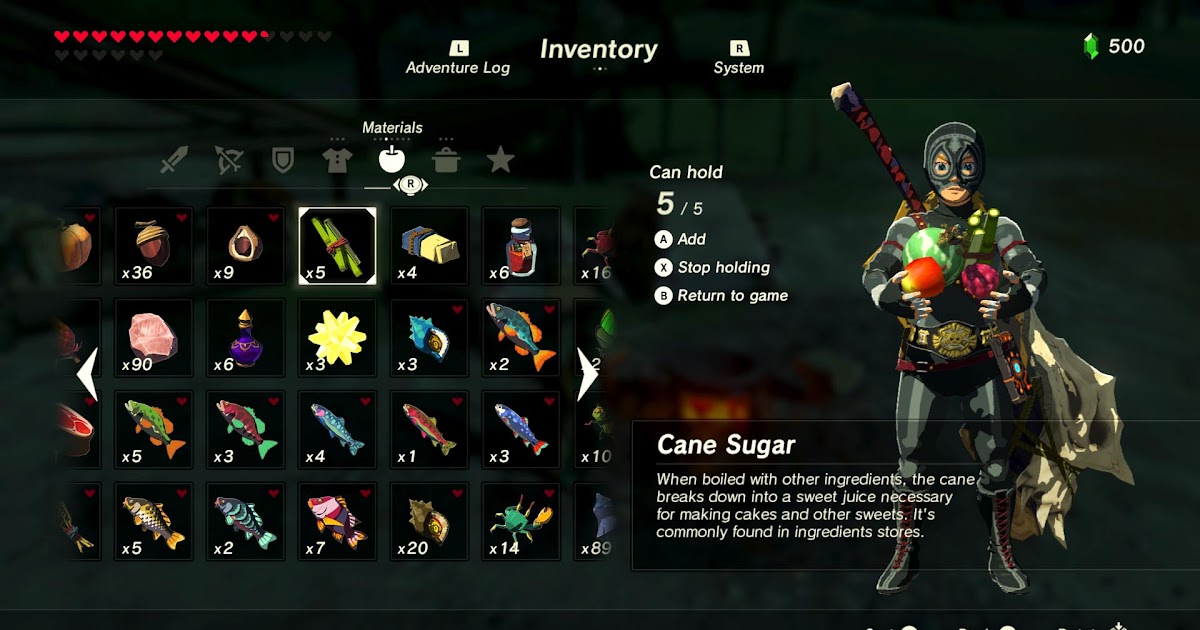 Food Recipes In Zelda Breath Of The Wild Recipes Site K