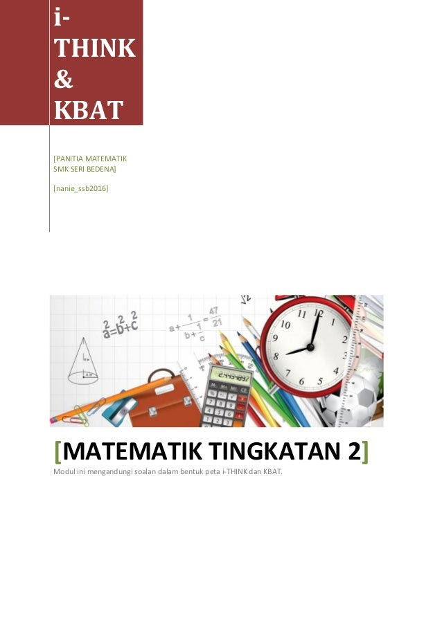 Contoh Soalan Kbat Matematik Tingkatan 2 - Kecemasan q