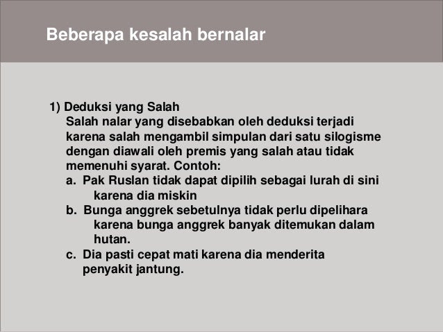 Contoh Kalimat Induktif Generalisasi Dan Analogi - Our 