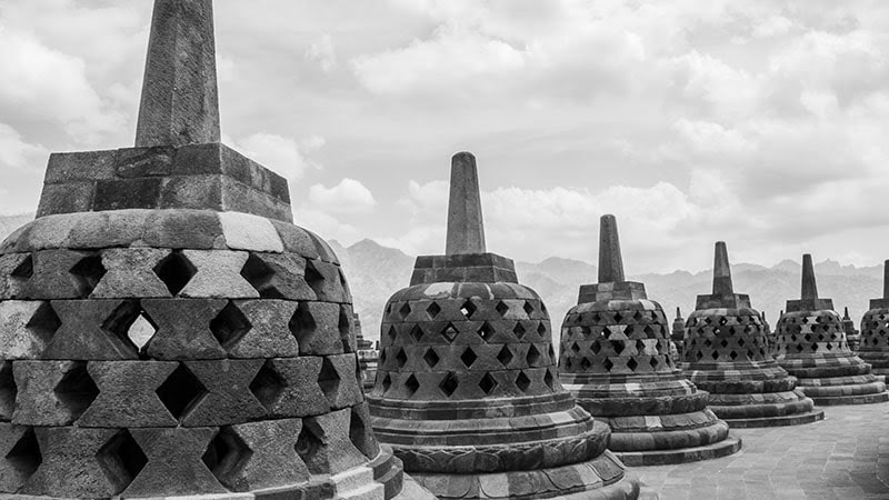 Gambar Sketsa Candi Borobudur Mudah Contoh Sketsa Gambar