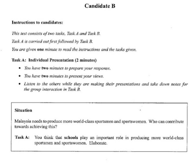 Contoh Contoh Soalan Muet Speaking - Descargaroad