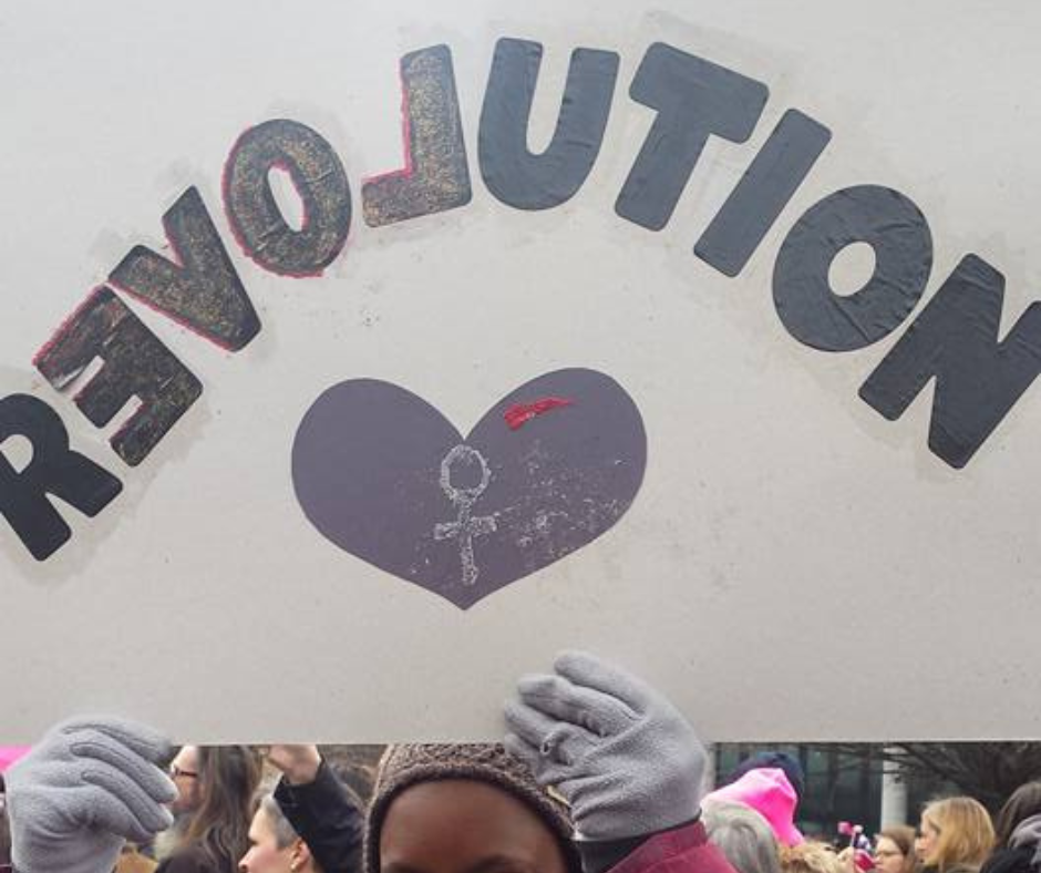 Revolution Protest sign