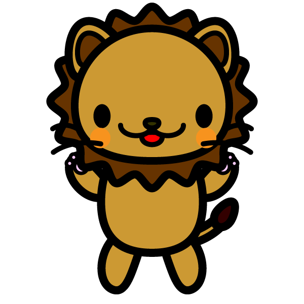 新しい 可愛い ライオン イラスト 最高のアニメギャラリー