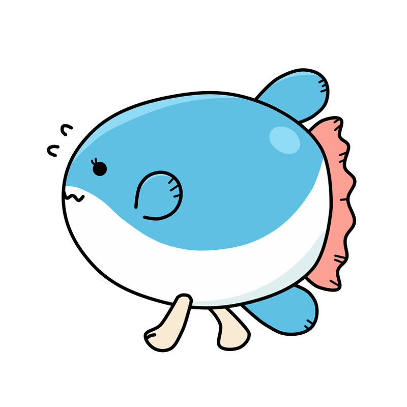 画像コレクションと壁紙 ひどい マンボウ イラスト かわいい