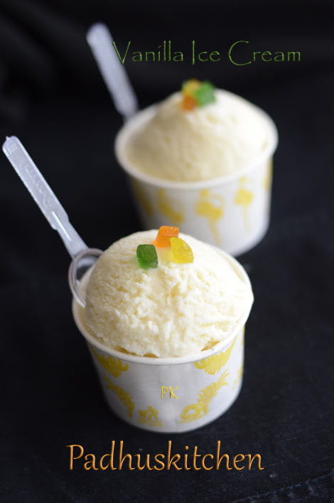 We all love ice cream and these homemade ice cream recipes are perfect any time of the year. Vanilla Ice Cream Recipe Easy Homemade Eggless Vanilla Ice Cream Without An Ice Cream Maker Padhuskitchen