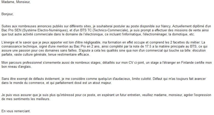 Lettre De Motivation Pour Dut Carrière Juridique Alternance