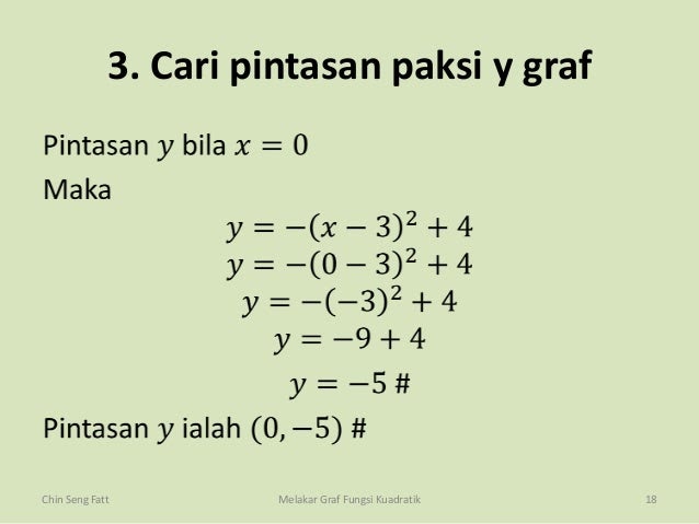 Contoh Soalan Fungsi Kuadratik - Selangor g