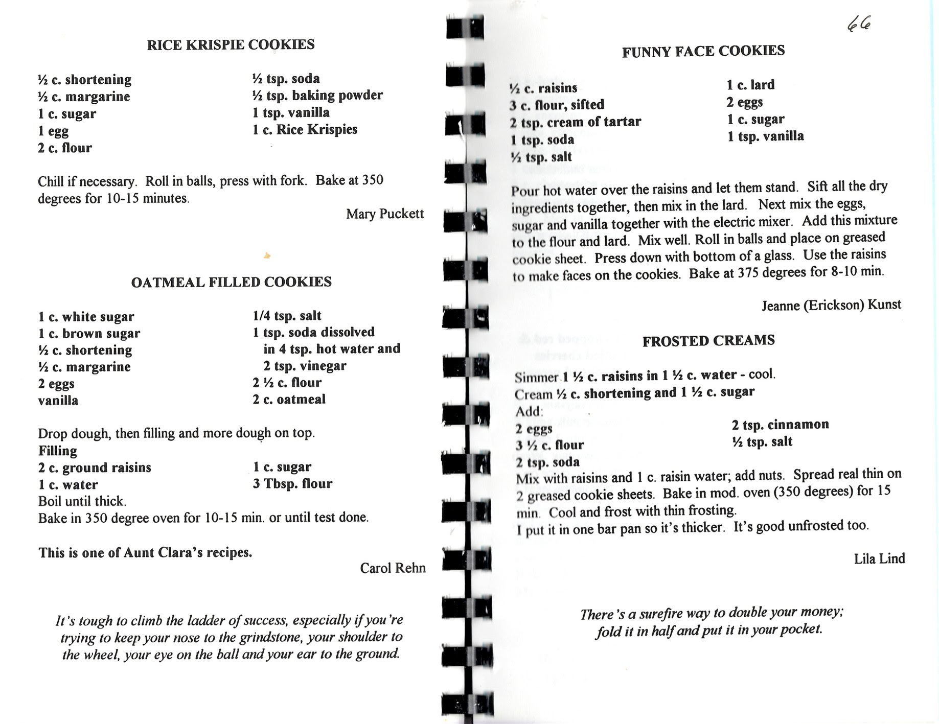 Preheat the oven to 375 degrees f. Lind Family Cookbook