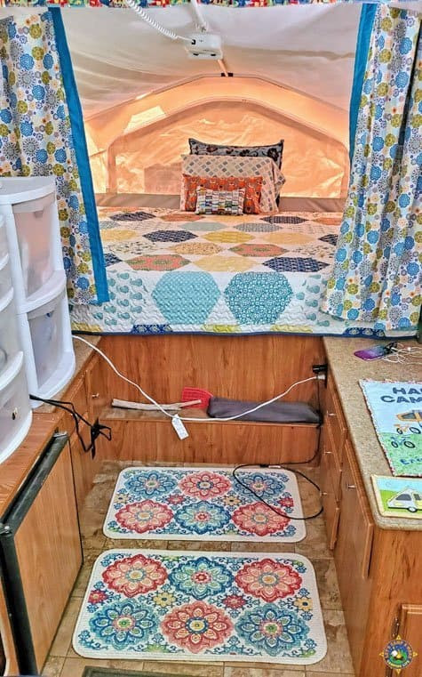 Camping pop up tent popup camper camper makeover tent trailer remodel remodel pop up princess camping glamping pop up camper. Our Frugal And Easy Pop Up Camper Remodel