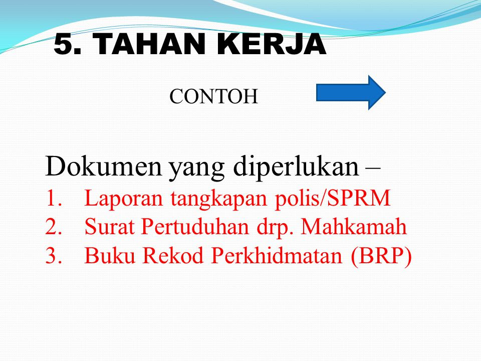 Surat Rayuan Gantung Kerja - Lamaran T