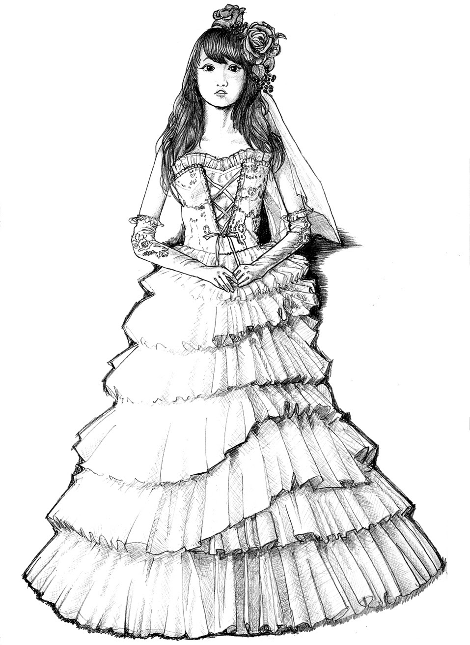新着プリンセス ドレス イラスト 簡単 ディズニー画像のすべて