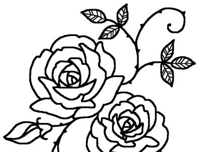 【ベストコレクション】 薔薇 イラスト シンプル 白黒 282505-薔薇 イラスト シンプル 白黒