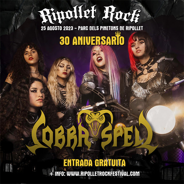 Ripollet Rock Festival 2023 Cobra Spell