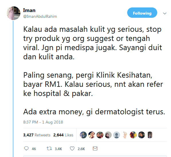 Ubat Semula Jadi Resdung - Lamaran M