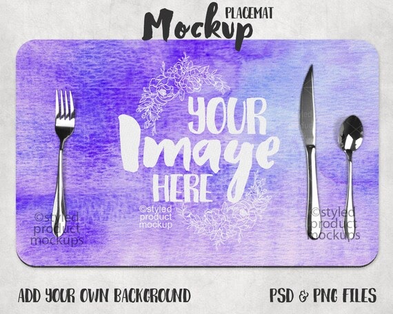 Download Dye Sublimation Placemat Mockup Templateadd Your Own Image