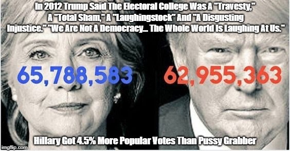 Pax on both houses: Trump, Hillary, The Popular Vote, And The ...