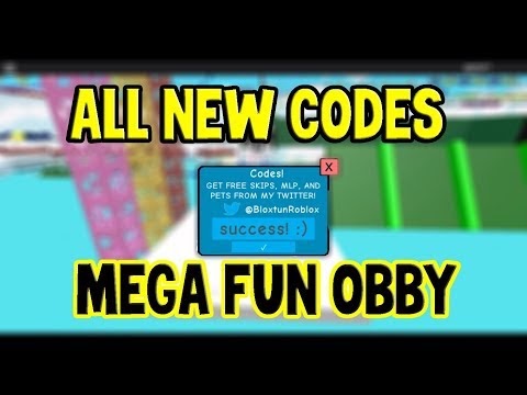 Mega Fun Obby All New Codes - roblox mega fun obby codes 2019 june