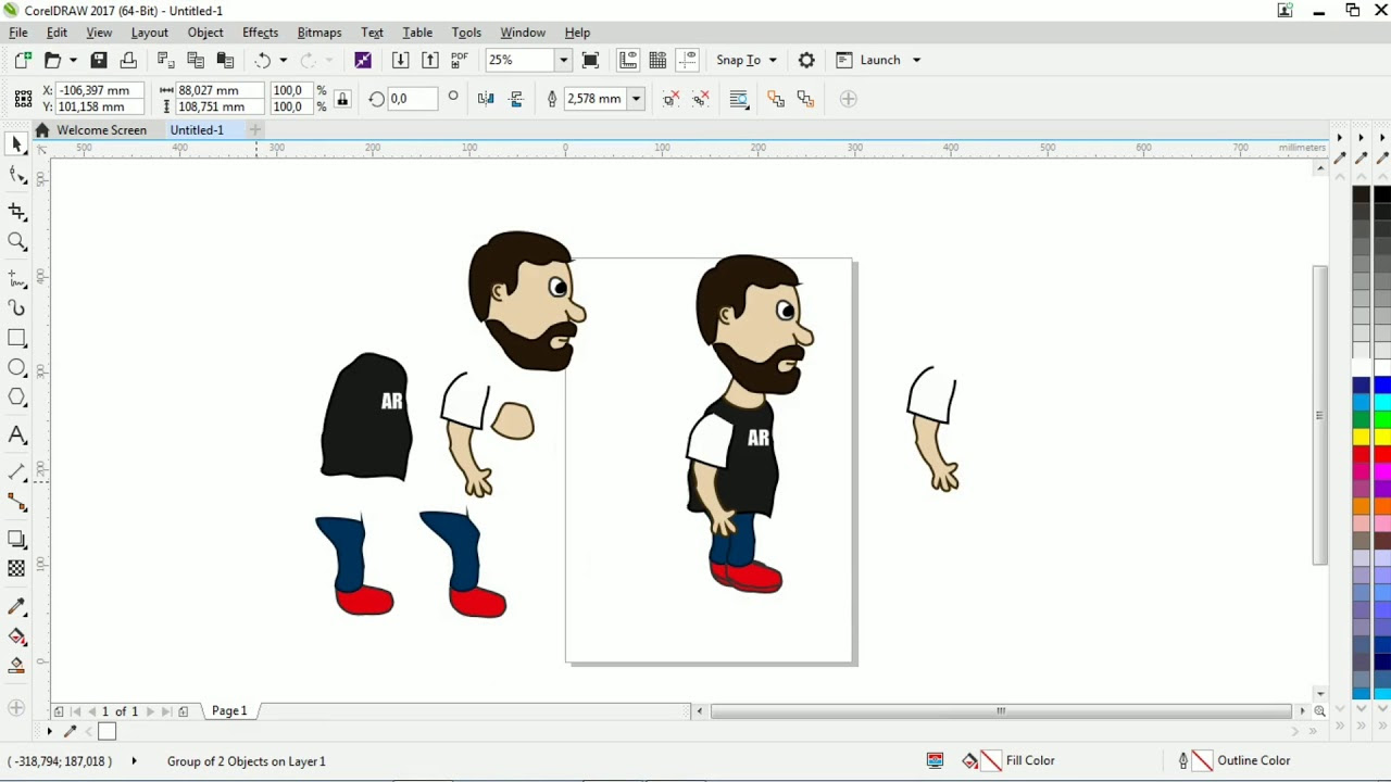 Tutorial Membuat Animasi  Orang  Berjalan  Dengan Flash 