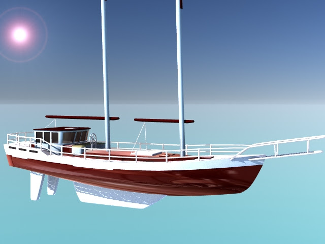 one secret: twin keel boat design