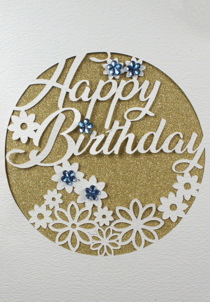 Download Intricate Cut Floral Birthday Card For The Cricut Maker Craftagogo