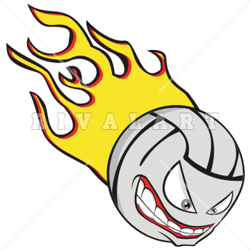 NEW HOW TO DRAW A VOLLEYBALL ON FIRE Draw